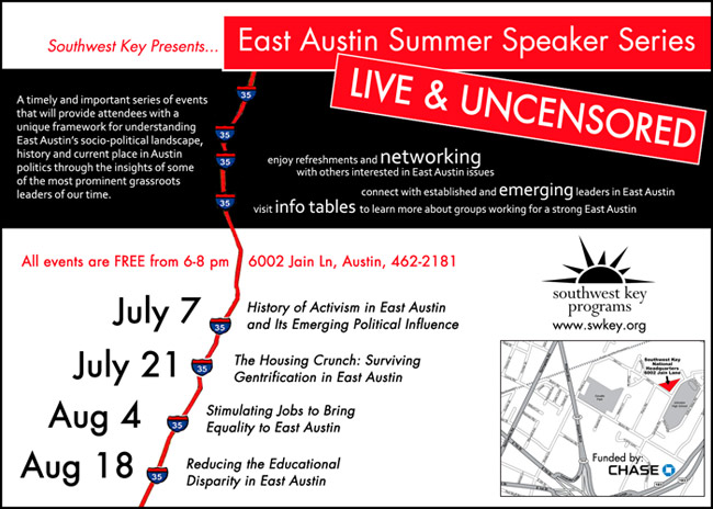 East Austin Summer Speaker Series