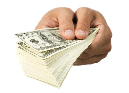 You are a WINNER! Money in Hand