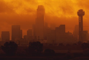 Dallas sitting in smog
