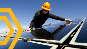 Solar Worker (small) - photo from Solar Foundation